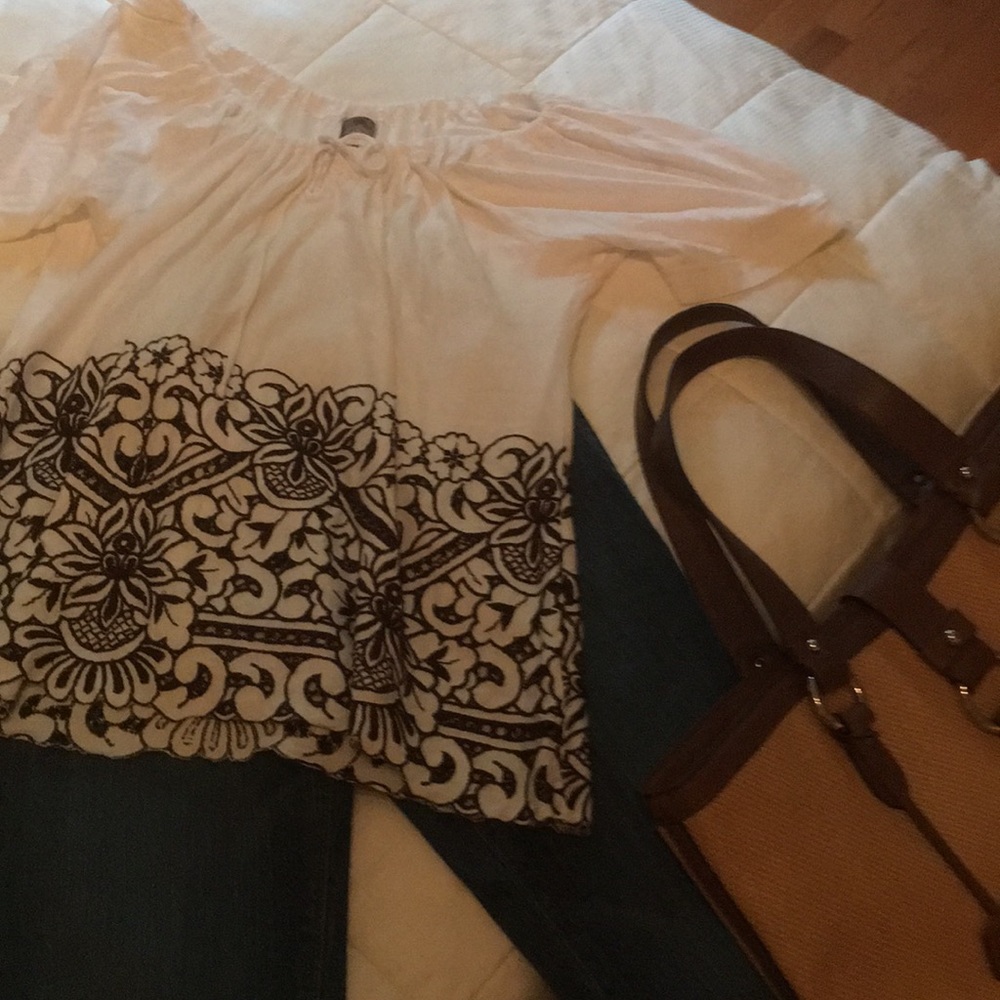 Language cotton shirt